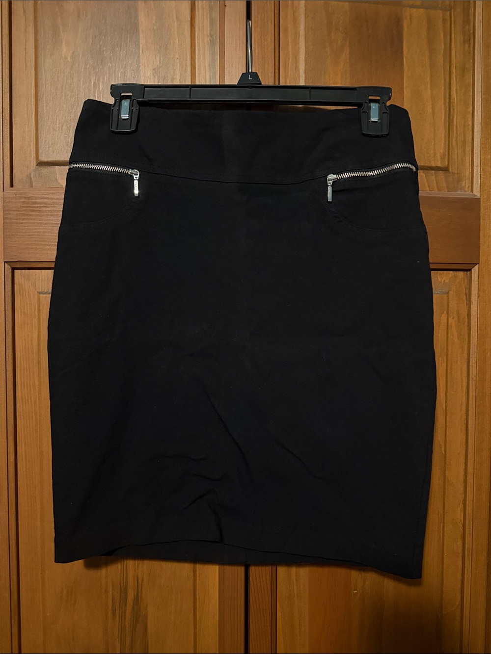 Black pencil skirt